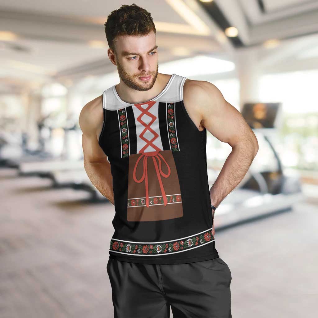Oktoberfest Dirndl Costume Men Tank Top German Beer Festival - Wonder Print Shop