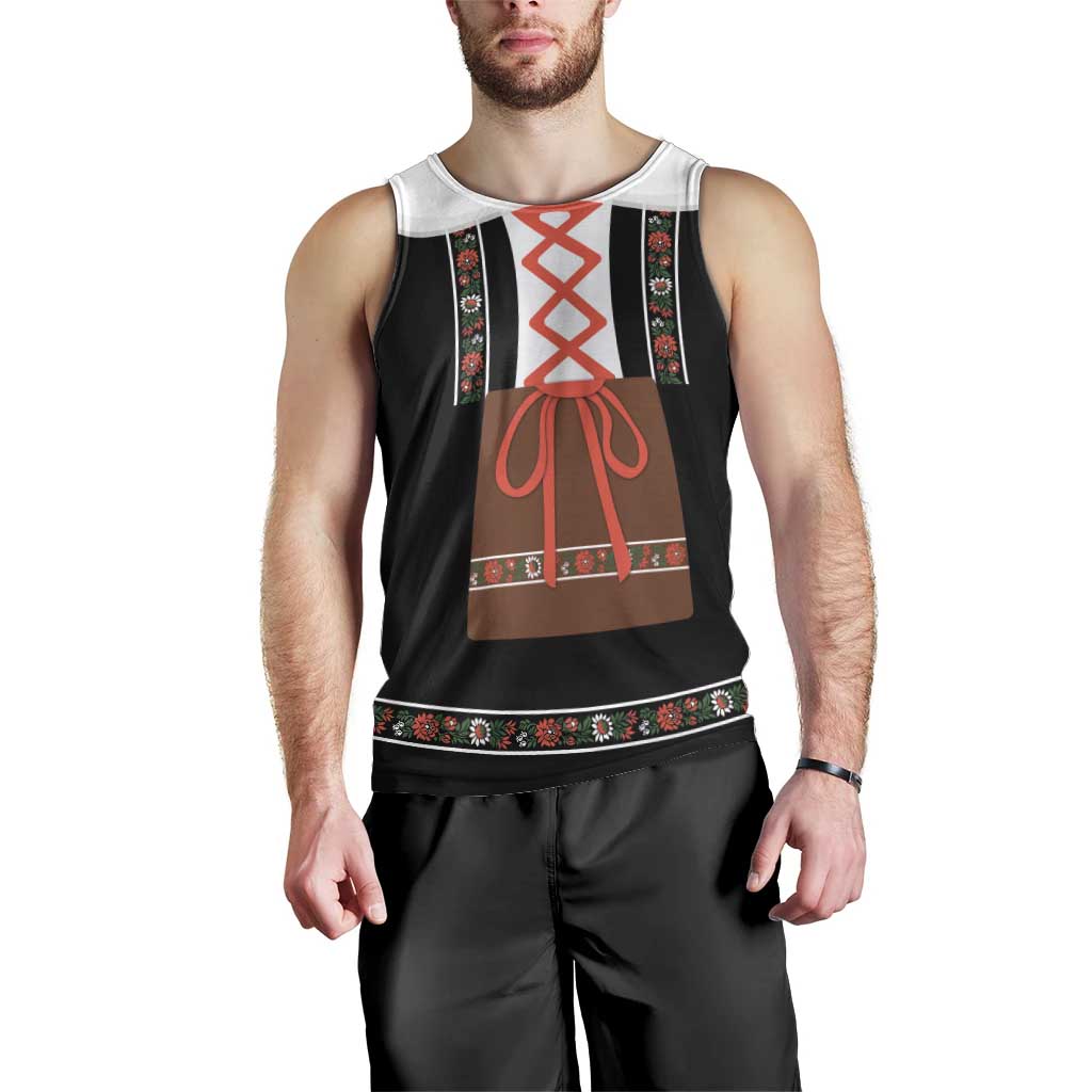 Oktoberfest Dirndl Costume Men Tank Top German Beer Festival - Wonder Print Shop
