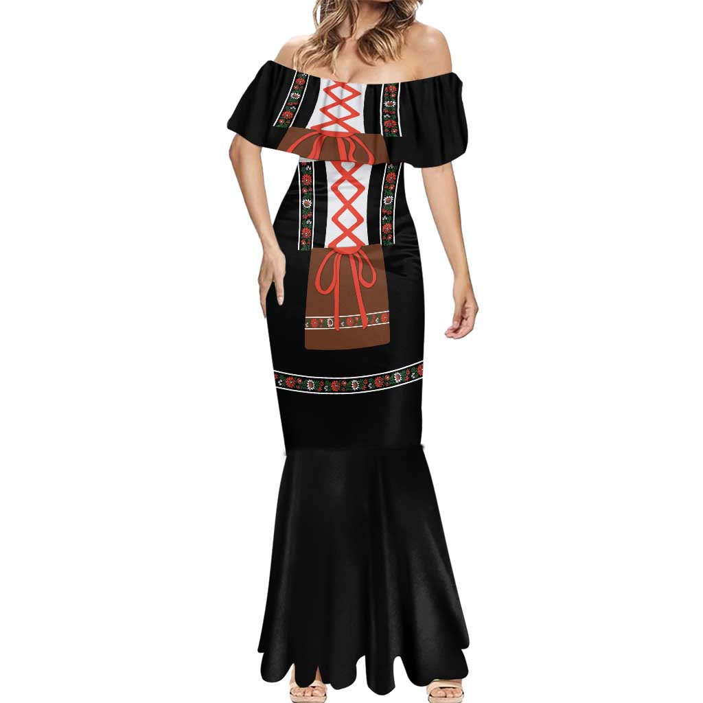 Oktoberfest Dirndl Costume Mermaid Dress German Beer Festival - Wonder Print Shop