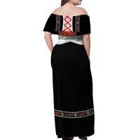 Oktoberfest Dirndl Costume Off Shoulder Maxi Dress German Beer Festival - Wonder Print Shop