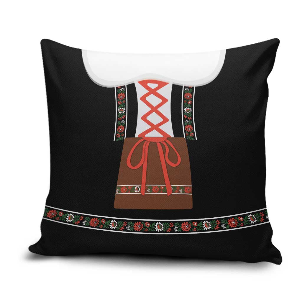 Oktoberfest Dirndl Costume Pillow Cover German Beer Festival - Wonder Print Shop