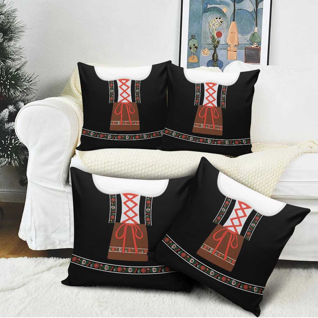 Oktoberfest Dirndl Costume Pillow Cover German Beer Festival - Wonder Print Shop