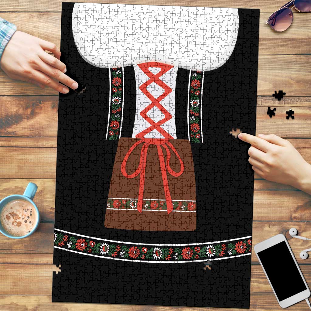 Oktoberfest Dirndl Costume Puzzle German Beer Festival - Wonder Print Shop