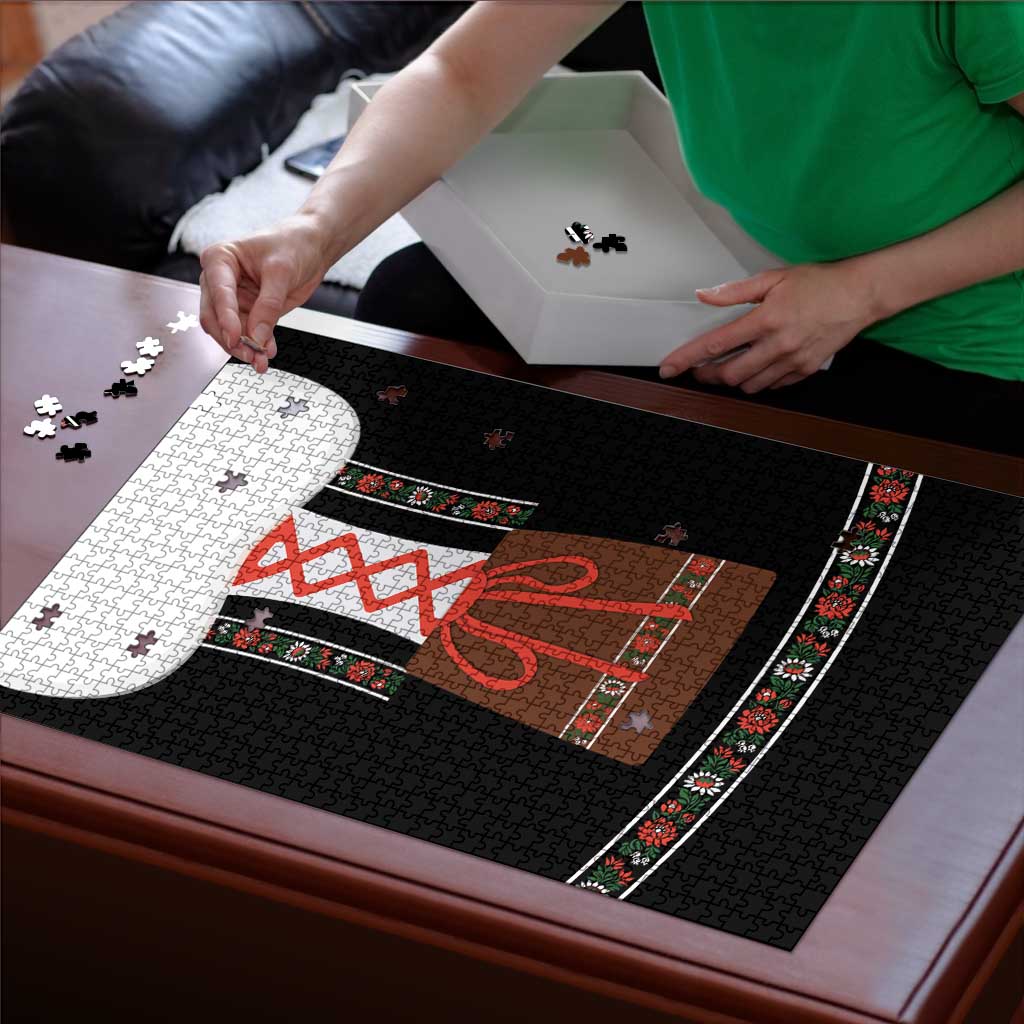 Oktoberfest Dirndl Costume Puzzle German Beer Festival - Wonder Print Shop