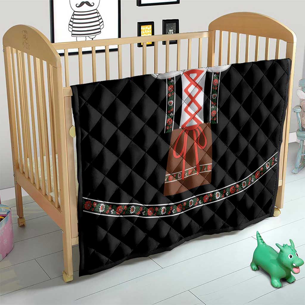 Oktoberfest Dirndl Costume Quilt German Beer Festival - Wonder Print Shop