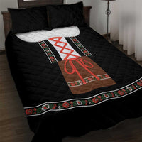 Oktoberfest Dirndl Costume Quilt Bed Set German Beer Festival - Wonder Print Shop