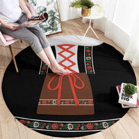 Oktoberfest Dirndl Costume Round Carpet German Beer Festival - Wonder Print Shop