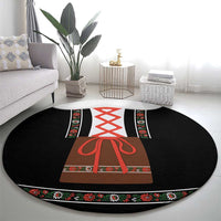 Oktoberfest Dirndl Costume Round Carpet German Beer Festival - Wonder Print Shop