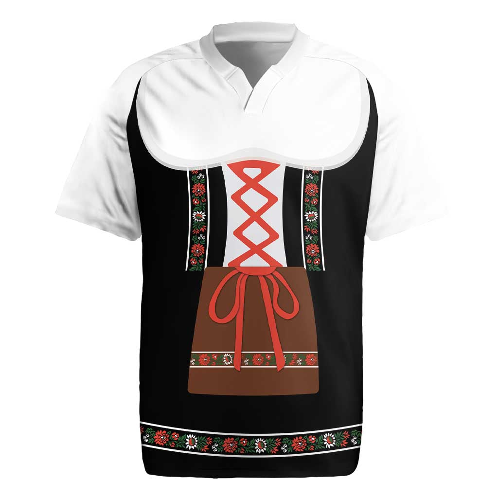 Oktoberfest Dirndl Costume Rugby Jersey German Beer Festival - Wonder Print Shop