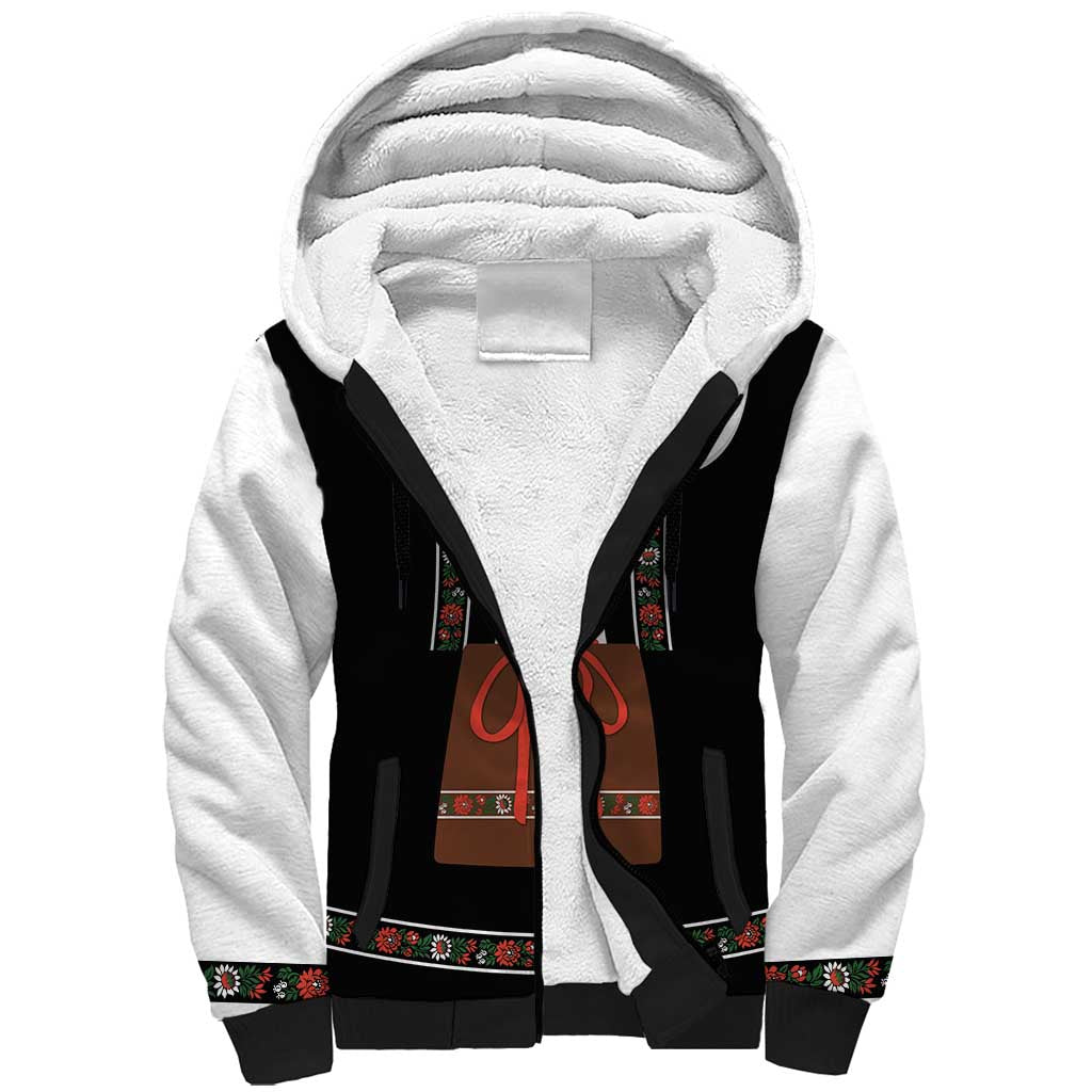 Oktoberfest Dirndl Costume Sherpa Hoodie German Beer Festival - Wonder Print Shop