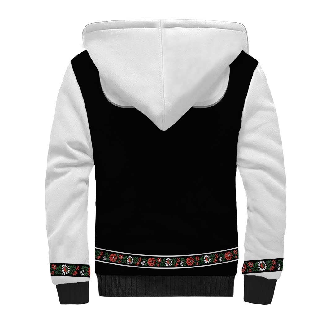 Oktoberfest Dirndl Costume Sherpa Hoodie German Beer Festival - Wonder Print Shop