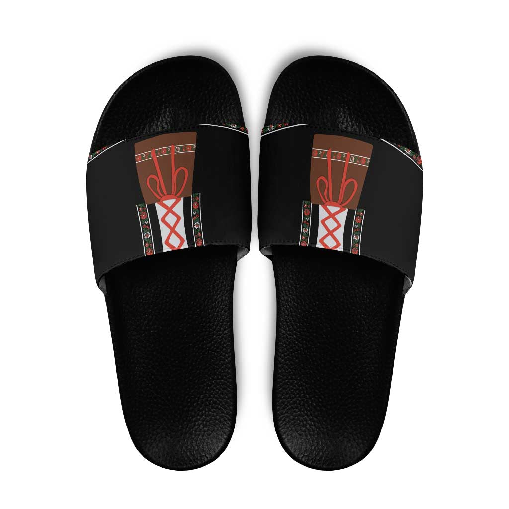 Oktoberfest Dirndl Costume Slide Sandals German Beer Festival - Wonder Print Shop