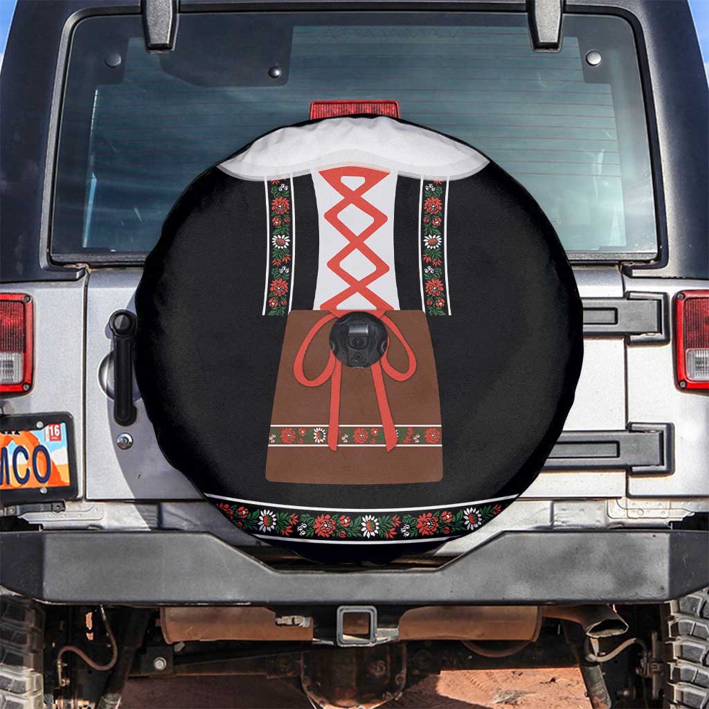 Oktoberfest Dirndl Costume Spare Tire Cover German Beer Festival - Wonder Print Shop