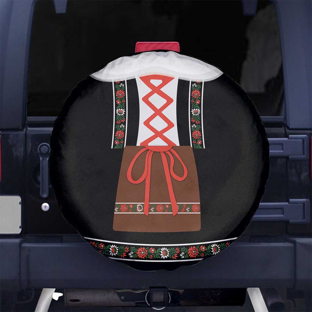 Oktoberfest Dirndl Costume Spare Tire Cover German Beer Festival - Wonder Print Shop
