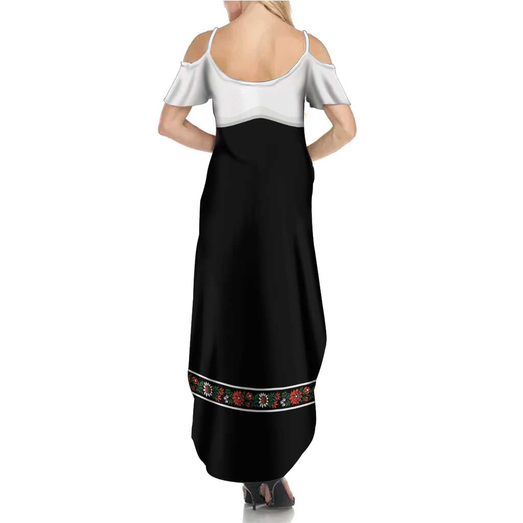 Oktoberfest Dirndl Costume Summer Maxi Dress German Beer Festival - Wonder Print Shop