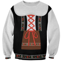 Oktoberfest Dirndl Costume Sweatshirt German Beer Festival - Wonder Print Shop