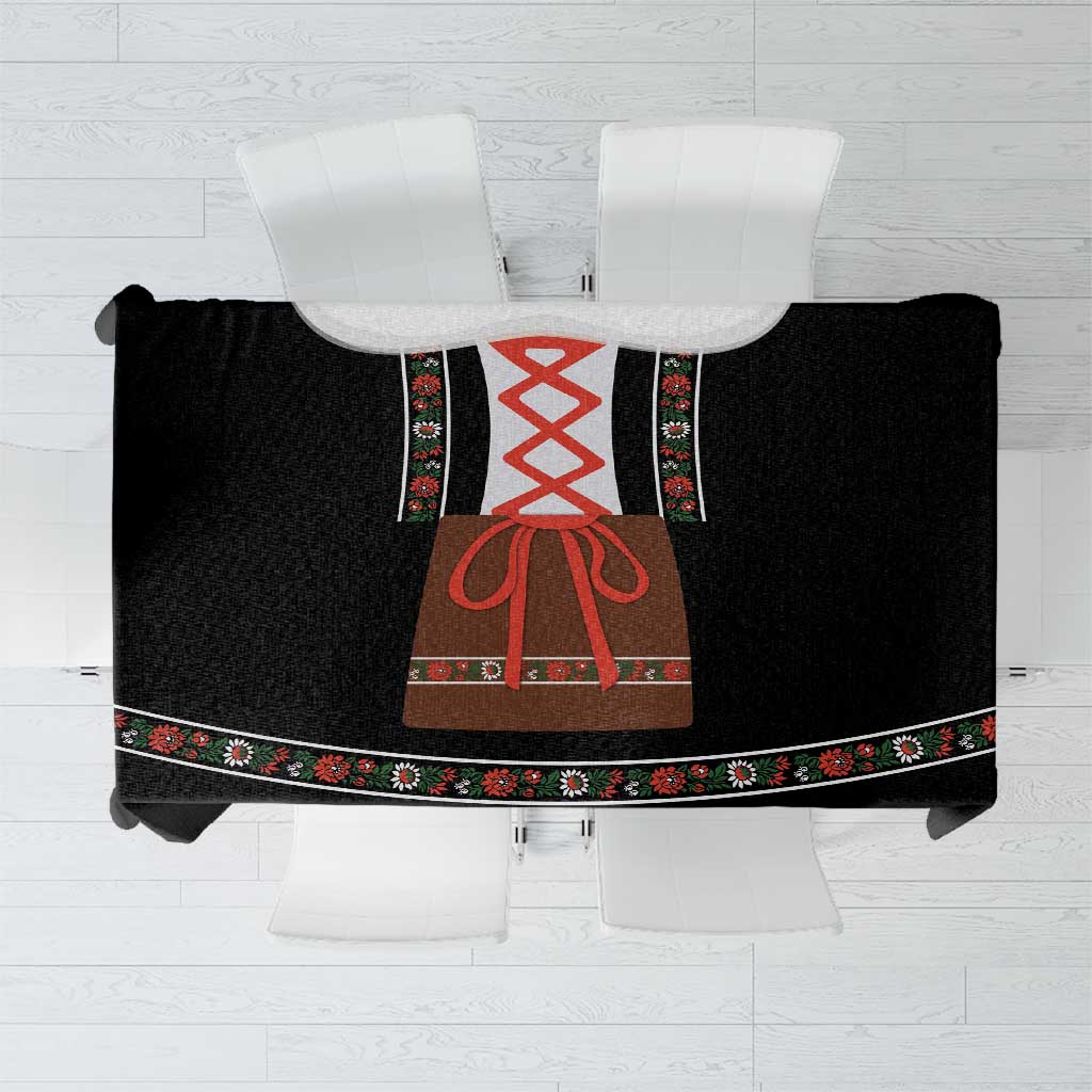 Oktoberfest Dirndl Costume Tablecloth German Beer Festival - Wonder Print Shop
