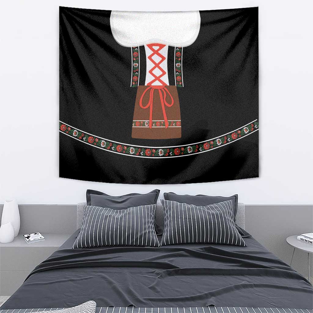 Oktoberfest Dirndl Costume Tapestry German Beer Festival - Wonder Print Shop