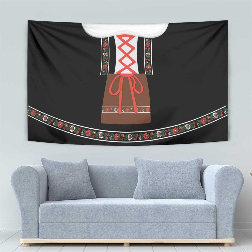 Oktoberfest Dirndl Costume Tapestry German Beer Festival - Wonder Print Shop