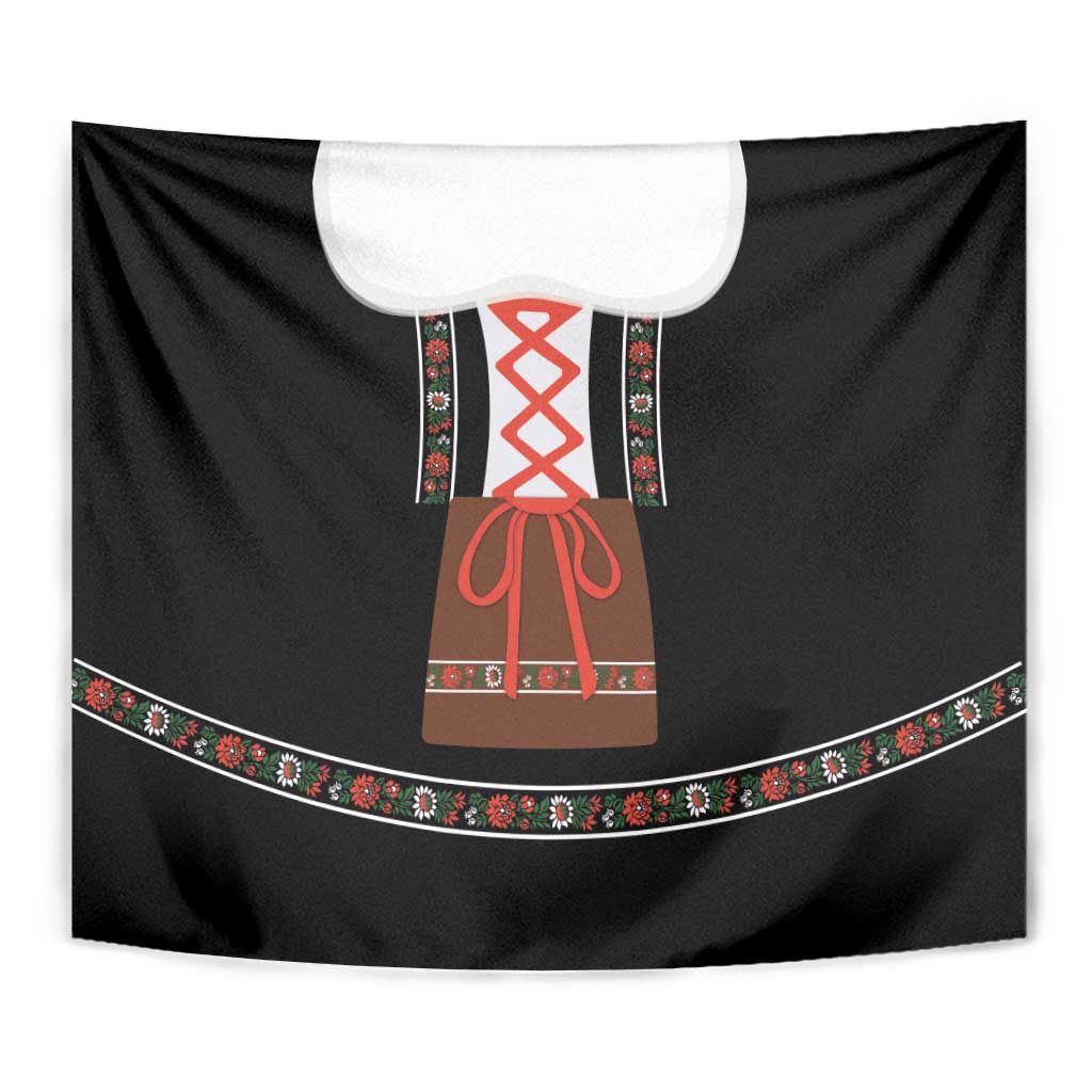 Oktoberfest Dirndl Costume Tapestry German Beer Festival - Wonder Print Shop