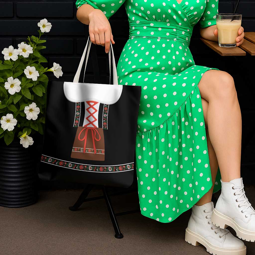 Oktoberfest Dirndl Costume Tote Bag German Beer Festival - Wonder Print Shop