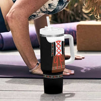 Oktoberfest Dirndl Costume Tumbler With Handle German Beer Festival - Wonder Print Shop