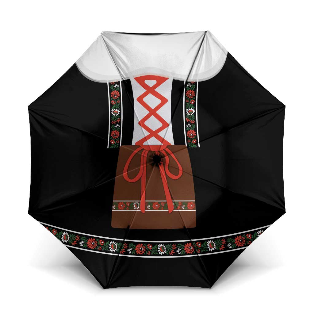 Oktoberfest Dirndl Costume Umbrella German Beer Festival - Wonder Print Shop