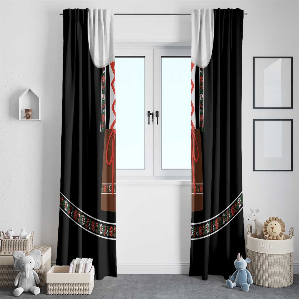 Oktoberfest Dirndl Costume Window Curtain German Beer Festival - Wonder Print Shop