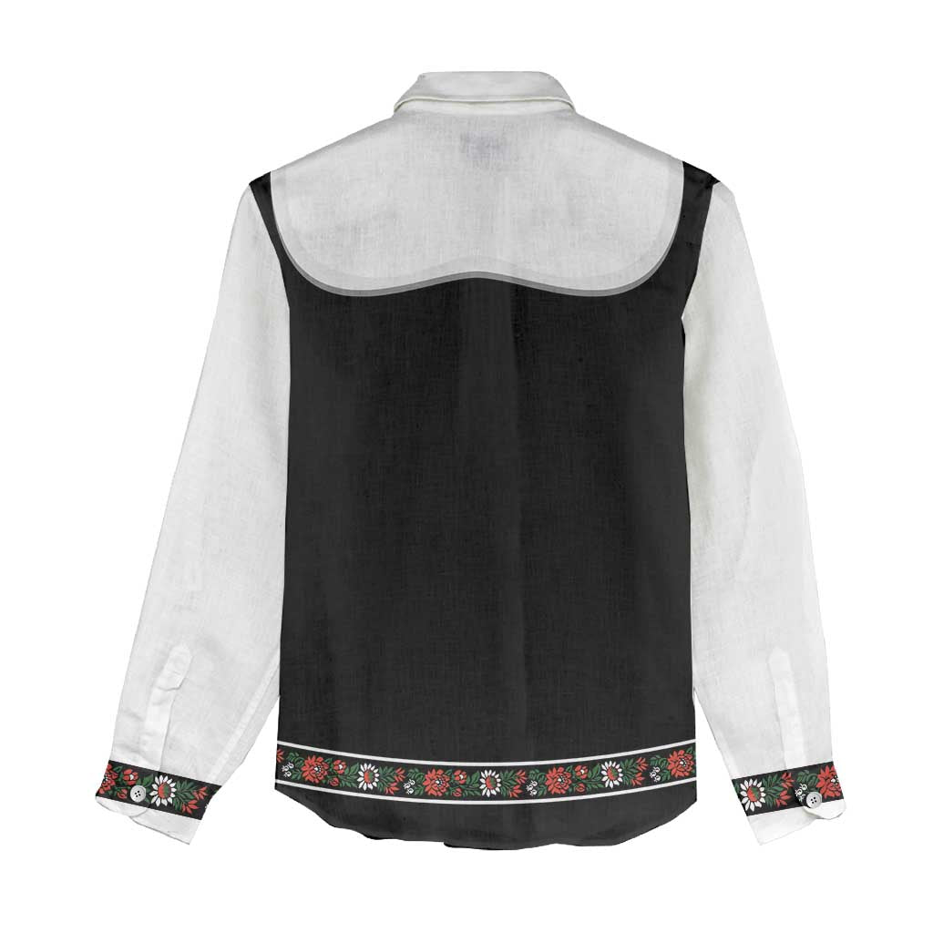 Oktoberfest Dirndl Costume Women Casual Shirt German Beer Festival - Wonder Print Shop