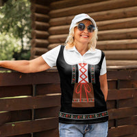 Oktoberfest Dirndl Costume Women Polo Shirt German Beer Festival - Wonder Print Shop