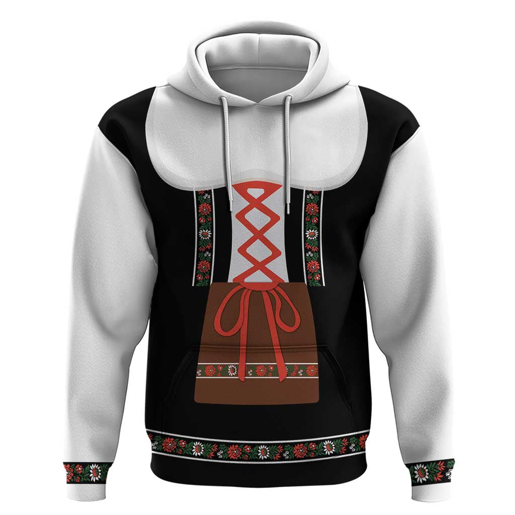 Oktoberfest Dirndl Costume Zip Hoodie German Beer Festival - Wonder Print Shop