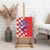 Custom Croatia Independence Day Canvas Wall Art Grunge Checkerboard Patterns With Map - Wonder Print Shop