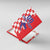 Custom Croatia Independence Day Canvas Wall Art Grunge Checkerboard Patterns With Map - Wonder Print Shop