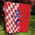Custom Croatia Independence Day Quilt Grunge Checkerboard Patterns With Map - Wonder Print Shop