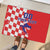 Custom Croatia Independence Day Rubber Doormat Grunge Checkerboard Patterns With Map - Wonder Print Shop