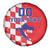 Custom Croatia Independence Day Spare Tire Cover Grunge Checkerboard Patterns With Map - Wonder Print Shop