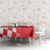 Custom Croatia Independence Day Tablecloth Grunge Checkerboard Patterns With Map - Wonder Print Shop