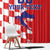 Custom Croatia Independence Day Window Curtain Grunge Checkerboard Patterns With Map - Wonder Print Shop