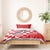 Custom Croatia Checkerboard Bedding Set With Coat Of Arms - Wonder Print Shop