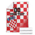Custom Croatia Checkerboard Blanket With Coat Of Arms