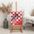 Custom Croatia Checkerboard Canvas Wall Art With Coat Of Arms - Wonder Print Shop