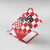 Custom Croatia Checkerboard Canvas Wall Art With Coat Of Arms - Wonder Print Shop