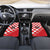 Custom Croatia Checkerboard Car Mats With Coat Of Arms - Wonder Print Shop