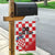 Custom Croatia Checkerboard Garden Flag With Coat Of Arms - Wonder Print Shop