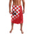 Custom Croatia Checkerboard Lavalava With Coat Of Arms - Wonder Print Shop