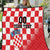 Custom Croatia Checkerboard Quilt With Coat Of Arms - Wonder Print Shop