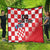 Custom Croatia Checkerboard Quilt With Coat Of Arms - Wonder Print Shop