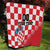 Custom Croatia Checkerboard Quilt With Coat Of Arms - Wonder Print Shop