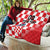 Custom Croatia Checkerboard Quilt With Coat Of Arms - Wonder Print Shop