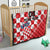 Custom Croatia Checkerboard Quilt With Coat Of Arms - Wonder Print Shop